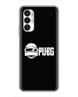 Чехол для TECNO POVA 3 (LF7n) с картинкой «PUBG — классический лого»