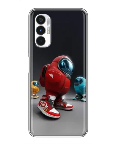 Чехол для TECNO POVA 3 (LF7n) с картинкой «Among Us — 3D стиль» Чехол для TECNO POVA 3 (LF7n) с картинкой «Among Us — 3D стиль»