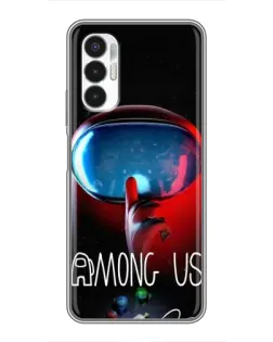Чехол для TECNO POVA 3 (LF7n) с картинкой «Красный импостер — макро» Чехол для TECNO POVA 3 (LF7n) с картинкой «Красный импостер — макро»
