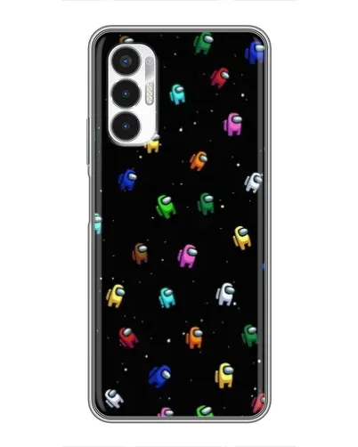 Чехол для TECNO POVA 3 (LF7n) с картинкой «Экипаж Among Us» Чехол для TECNO POVA 3 (LF7n) с картинкой «Экипаж Among Us»