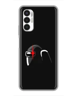 Чехол для TECNO POVA 3 (LF7n) с картинкой «Among Us шлем» Чехол для TECNO POVA 3 (LF7n) с картинкой «Among Us шлем»