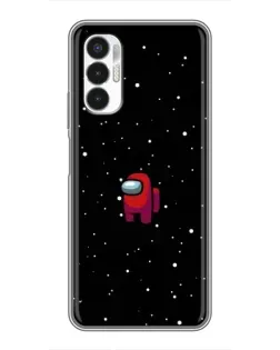 Чехол для TECNO POVA 3 (LF7n) с картинкой «Красный Among Us»
