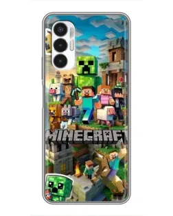 Чехол для TECNO POVA 3 (LF7n) с картинкой «Замок Minecraft» Чехол для TECNO POVA 3 (LF7n) с картинкой «Замок Minecraft»