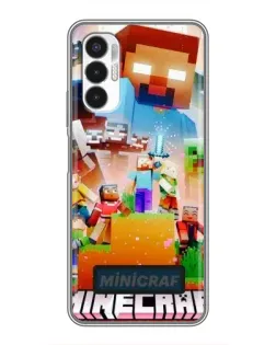 Чехол для TECNO POVA 3 (LF7n) с картинкой «Minecraft герои игры» Чехол для TECNO POVA 3 (LF7n) с картинкой «Minecraft герои игры»