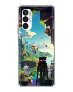 Чехол для TECNO POVA 3 (LF7n) с картинкой «Эндермен в лесу» Чехол для TECNO POVA 3 (LF7n) с картинкой «Эндермен в лесу»