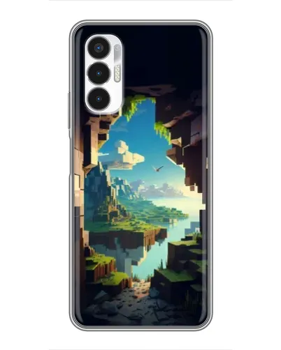 Чехол для TECNO POVA 3 (LF7n) с картинкой «Вид из пещеры»