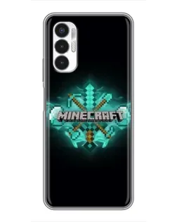 Чехол для TECNO POVA 3 (LF7n) с картинкой «Minecraft Diamond лого» Чехол для TECNO POVA 3 (LF7n) с картинкой «Minecraft Diamond лого»