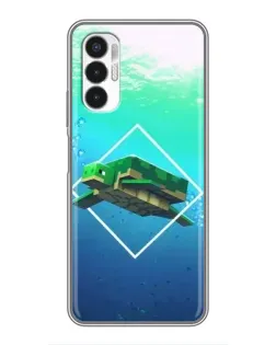 Чехол для TECNO POVA 3 (LF7n) с картинкой «Черепаха Minecraft» Чехол для TECNO POVA 3 (LF7n) с картинкой «Черепаха Minecraft»