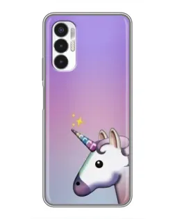 Чехол для TECNO POVA 3 (LF7n) с картинкой «Единорог градиент»