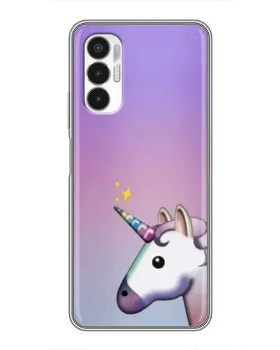 Чехол для TECNO POVA 3 (LF7n) с картинкой «Единорог градиент» Чехол для TECNO POVA 3 (LF7n) с картинкой «Единорог градиент»
