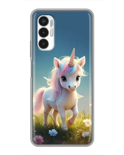 Чехол для TECNO POVA 3 (LF7n) с картинкой «Единорог на поляне» Чехол для TECNO POVA 3 (LF7n) с картинкой «Единорог на поляне»