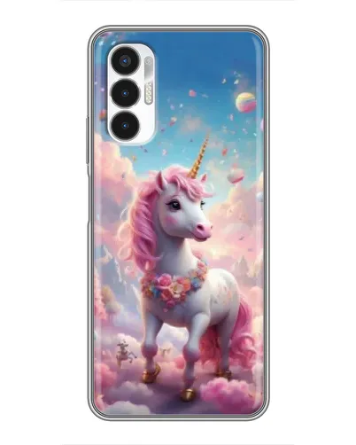 Чехол для TECNO POVA 3 (LF7n) с картинкой «Единорог среди облаков» Чехол для TECNO POVA 3 (LF7n) с картинкой «Единорог среди облаков»