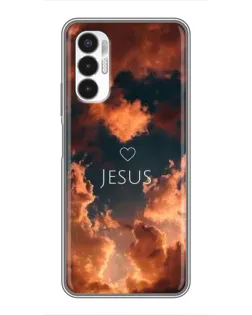 Чехол для TECNO POVA 3 (LF7n) с картинкой «Сияние Имени Jesus»