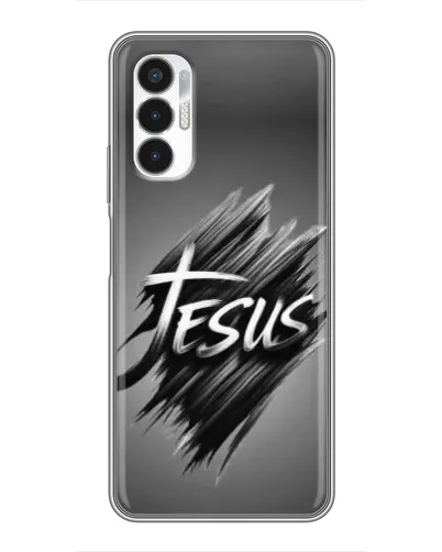 Чехол для TECNO POVA 3 (LF7n) с картинкой «Надпись Jesus Graffiti»