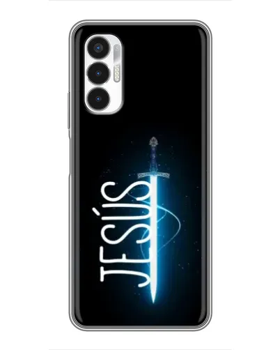 Чехол для TECNO POVA 3 (LF7n) с картинкой «Меч Духа Jesus»