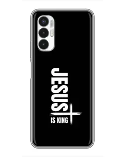Чехол для TECNO POVA 3 (LF7n) с картинкой «Вертикаль веры Jesus»