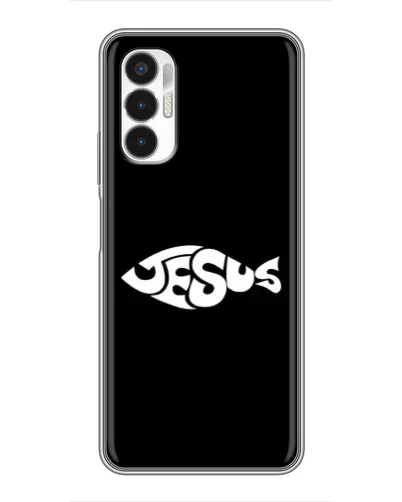 Чехол для TECNO POVA 3 (LF7n) с картинкой «Рыба Jesus» Чехол для TECNO POVA 3 (LF7n) с картинкой «Рыба Jesus»