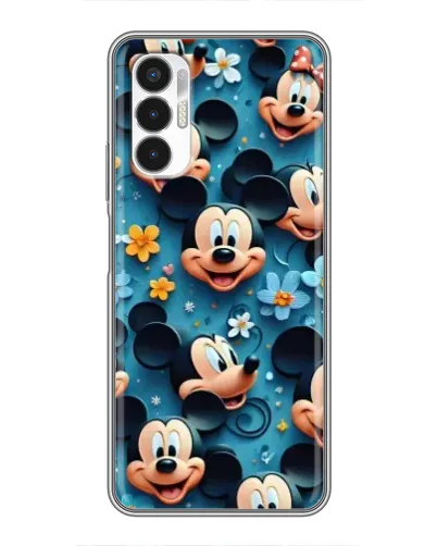 Чехол для TECNO POVA 3 (LF7n) с картинкой «Паттерн Микки и Минни» Чехол для TECNO POVA 3 (LF7n) с картинкой «Паттерн Микки и Минни»