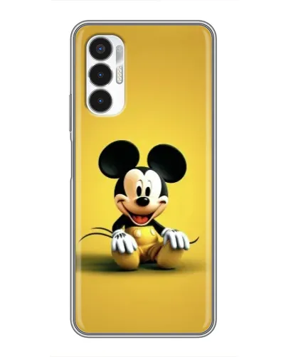 Чехол для TECNO POVA 3 (LF7n) с картинкой «Микки на желтом» Чехол для TECNO POVA 3 (LF7n) с картинкой «Микки на желтом»