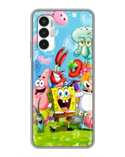 Чехол для TECNO POVA 3 (LF7n) с картинкой «Губка Боб и друзья» Чехол для TECNO POVA 3 (LF7n) с картинкой «Губка Боб и друзья»