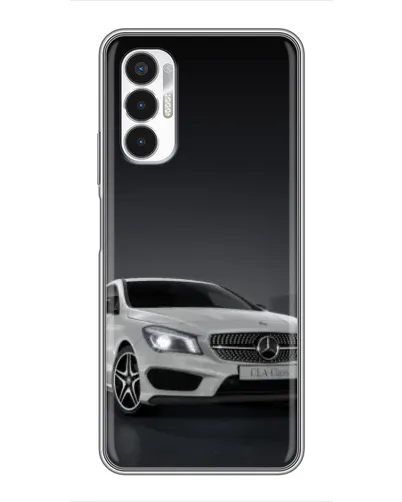 Чехол для TECNO POVA 3 (LF7n) с картинкой «Mercedes AMG GT Silver»