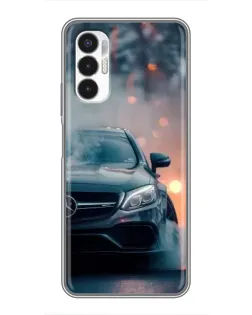 Чехол для TECNO POVA 3 (LF7n) с картинкой «Mercedes — ночной город» Чехол для TECNO POVA 3 (LF7n) с картинкой «Mercedes — ночной город»