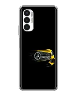 Чехол для TECNO POVA 3 (LF7n) с картинкой «Mercedes — ретро стиль»