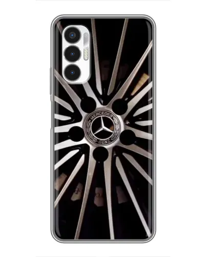 Чехол для TECNO POVA 3 (LF7n) с картинкой «Диск Mercedes»