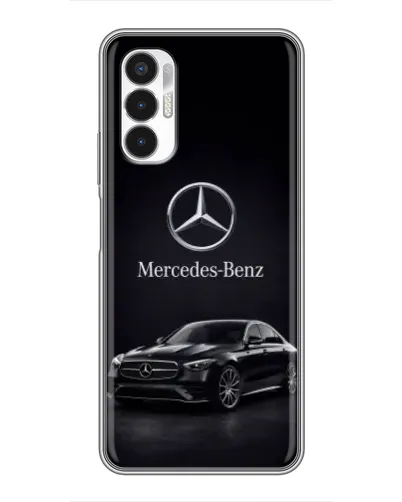 Чехол для TECNO POVA 3 (LF7n) с картинкой «Mercedes — решетка радиатора»