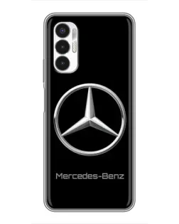 Чехол для TECNO POVA 3 (LF7n) с картинкой «Mercedes Silver Logo»