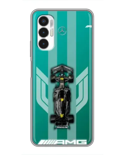 Чехол для TECNO POVA 3 (LF7n) с картинкой «Mercedes AMG Petronas»