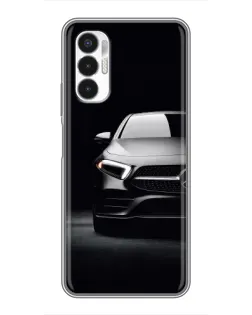 Чехол для TECNO POVA 3 (LF7n) с картинкой «Свет фар Mercedes»