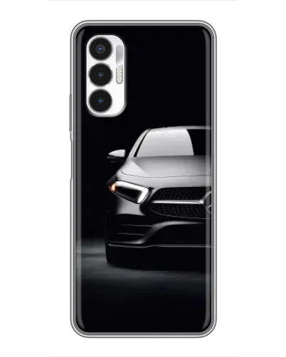 Чехол для TECNO POVA 3 (LF7n) с картинкой «Свет фар Mercedes»