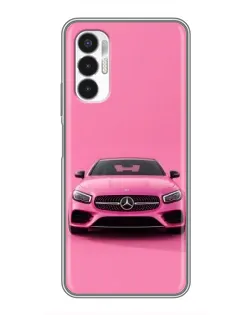 Чехол для TECNO POVA 3 (LF7n) с картинкой «Розовый Mercedes AMG» Чехол для TECNO POVA 3 (LF7n) с картинкой «Розовый Mercedes AMG»