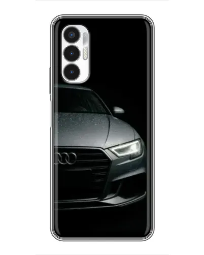 Чехол для TECNO POVA 3 (LF7n) с картинкой «Audi — детализация кузова»