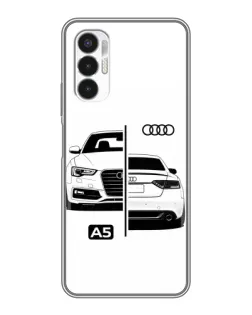 Чехол для TECNO POVA 3 (LF7n) с картинкой «Audi — контрастный дизайн»