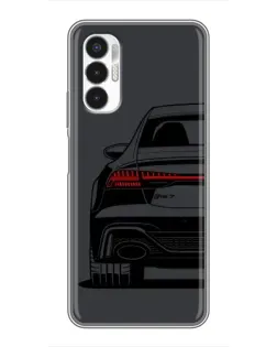 Чехол для TECNO POVA 3 (LF7n) с картинкой «Задняя часть Audi — арт»