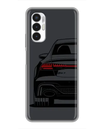 Чехол для TECNO POVA 3 (LF7n) с картинкой «Задняя часть Audi — арт»