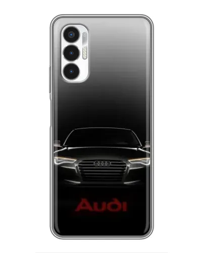 Чехол для TECNO POVA 3 (LF7n) с картинкой «Audi — градиентный контур»