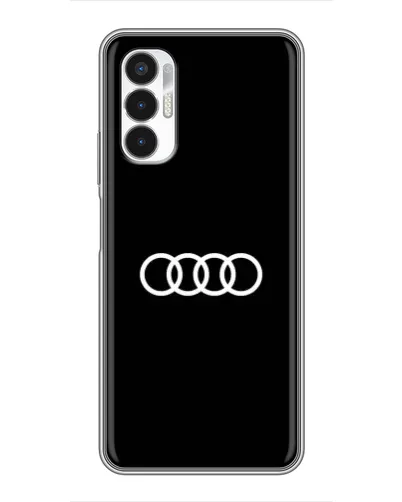 Чехол для TECNO POVA 3 (LF7n) с картинкой «Audi White Logo»