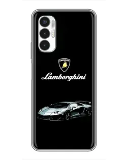 Чехол для TECNO POVA 3 (LF7n) с картинкой «Логотип Lamborghini классика»