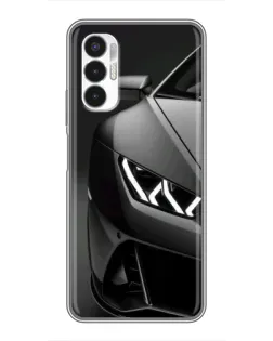 Чехол для TECNO POVA 3 (LF7n) с картинкой «Lamborghini фары детализация»