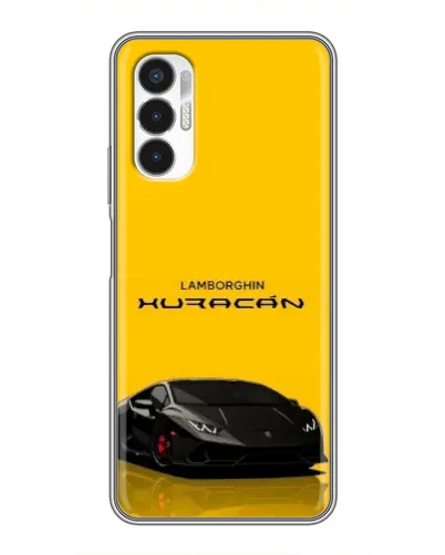 Чехол для TECNO POVA 3 (LF7n) с картинкой «Lamborghini Huracan черный»