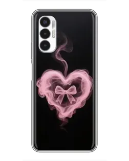 Чехол для TECNO POVA 3 (LF7n) с картинкой «Дымчатое сердце»