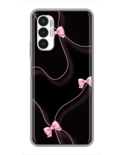 Чехол для TECNO POVA 3 (LF7n) с картинкой «Розовые ленты»