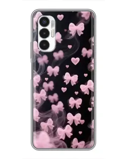 Чехол для TECNO POVA 3 (LF7n) с картинкой «Неоновое кружево»