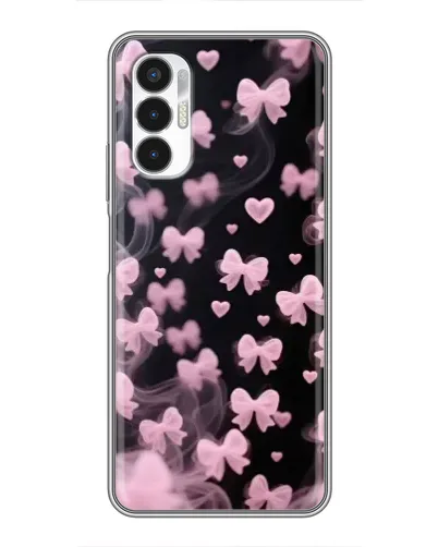 Чехол для TECNO POVA 3 (LF7n) с картинкой «Неоновое кружево»