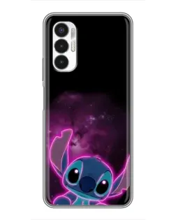 Чехол для TECNO POVA 3 (LF7n) с картинкой «Неоновый Stitch»