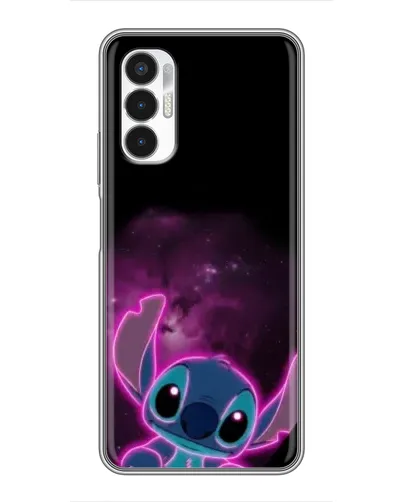 Чехол для TECNO POVA 3 (LF7n) с картинкой «Неоновый Stitch»