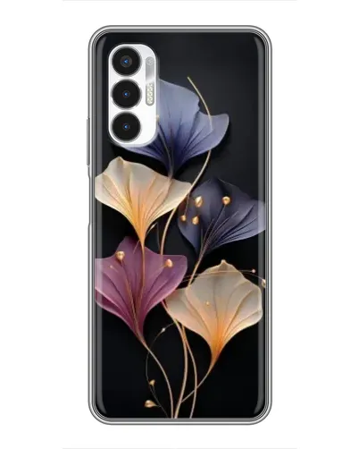 Чехол для TECNO POVA 3 (LF7n) с картинкой «Лиловые цветы грации»